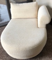 1 cream chaise