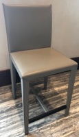 4 x leather bar stools