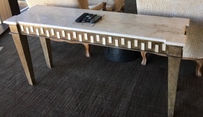Stone Top Side Table
