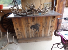 M 586 Western  Bar 5' x 26" x 41" H $1,500