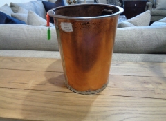 M 600 Copper Frank Lloyd Wright Bucket 10in. x 12in. $250