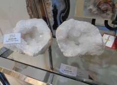 M 604 Rock Crystal Geode $150 ea. Qty 2