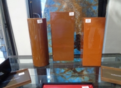 M 607 Round Tall Vase $98 Tall orange Vase $98 Tall Rust Vase $98