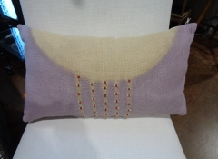 M 609 Charlie Sprout Lilac Lumbar Pillow $120