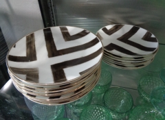 M 633 Sol Y Sombra, C. LaCroix 23 Piece Set Porcelain Dishes $475