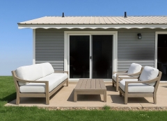 M 632  RH Miramar Sofa, Coffee Table, & 2 Lounges $8,000