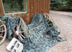 M 582 Set of Wagon Wheels with Axel 53"Dia. $300 ea. Qty 2