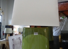L 167 Olive Green Lamp $150