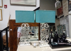 L 165 Pr. Scroll Lamps$100 