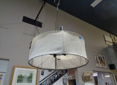 L 176 Linen Chandelier 33in. $275