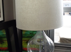 L 189 Blown Glass Lamp $150