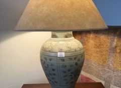 L 210 Pr. Green Ceramic Lamps $300