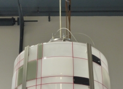 L 206 Oggetti Mondrian Drum Chandelier $395