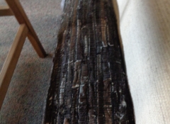 R 11 Leather Woven Rug $1,500