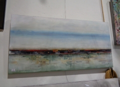 A 707 Russian River Abstract Oil 5ft x 2ft 6in $450