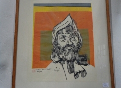 A 724 St. Joseph Block Print by W. Ellington 25" x 31" $1,995