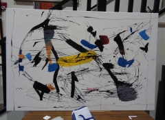 A 733 Abstract Oil 60"x40" $795
