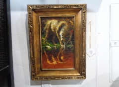 A 735 "Water Wolf" Acrylic by Jay J Johnson Was $1,125 Now $788