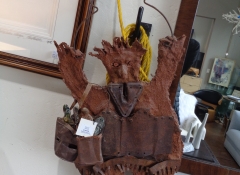 A 755 Whimsical "Hands Up Bandit" 17" x 28" $195