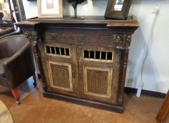 F 214 Heavy Spanish Cabinet 45in x 21in $250