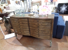 F 223 Scallop Front Cabinet 52" x 15.5in x 36"H $350