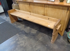 F 230 Pine Bench 78in x 18in $425