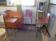 F 233 Set of 3 Spanish Barstools $1,100