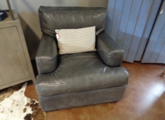 F 268 Pr. Butera Leather Club Chairs $1,800