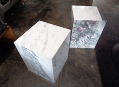 F 258 Marble Cube Tables $400 ea. Qty 5