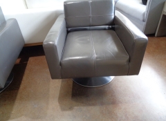 F 269 Pr. Leather Swivel Chairs $600