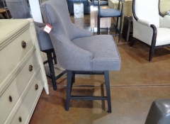 F 272 Set of 4 Gray Swivel Stools $800
