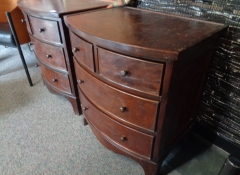 F 277 Pr. Leather Wrapped Nightstands $300