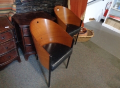 F 285 Set of 4 Phillipe Stark Chairs $650