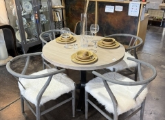 F 306 Pedestal Dining Table 40" $450