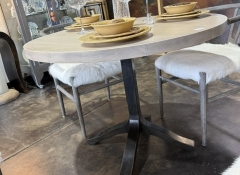 F 306 Pedestal Dining Table 40" $450