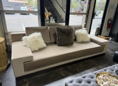 F 292 Holly Hunt Mohair Sofa $6,900