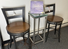 F 315 Set of 4 Swivel Counter Stools $325