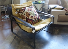 F 288 Hadler 31" Leather Lounge Chair $750