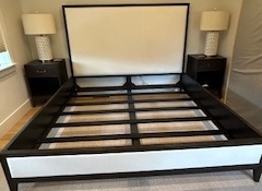 F 167 RH King Platform Bed mattress not included $1,200