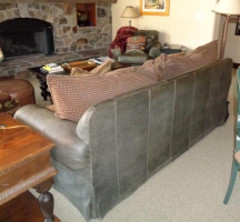 165 B Leather Sleeper Sofa