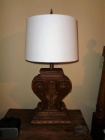 197 Pair Scroll Look Lamps